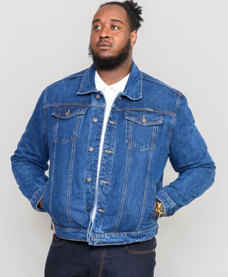 Duke Trucker Denim Jacket Blue - Casacos - Casacos Homem Tamanhos Grandes
