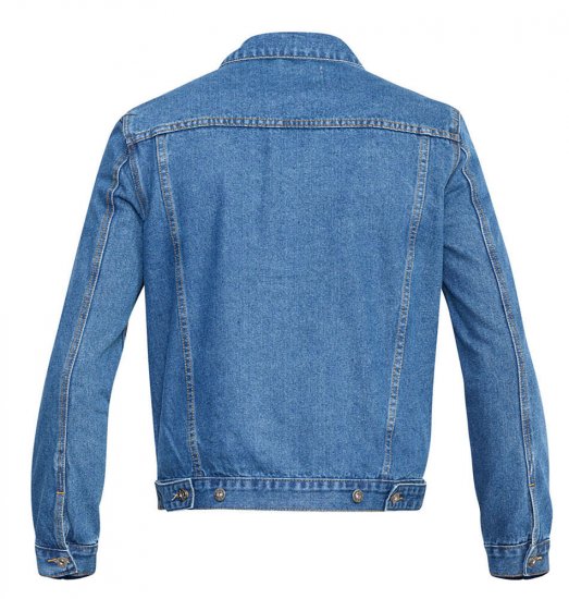 Duke Trucker Denim Jacket Blue - Casacos - Casacos Homem Tamanhos Grandes