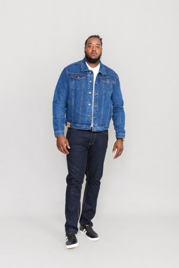 Duke Trucker Denim Jacket Blue - Casacos - Casacos Homem Tamanhos Grandes