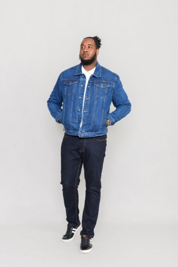 Duke Trucker Denim Jacket Blue - Casacos - Casacos Homem Tamanhos Grandes