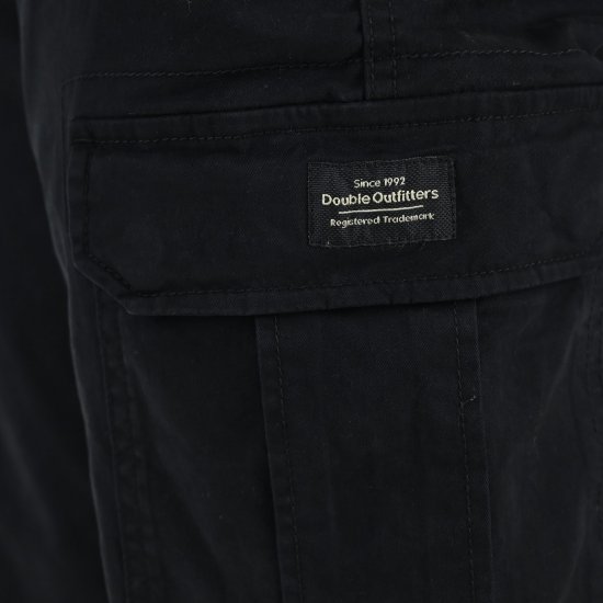 Double Outfitters CCP-4130 Calças cargo Preto - Jeans & calças - Jeans & Calças Tamanhos Grandes Homem