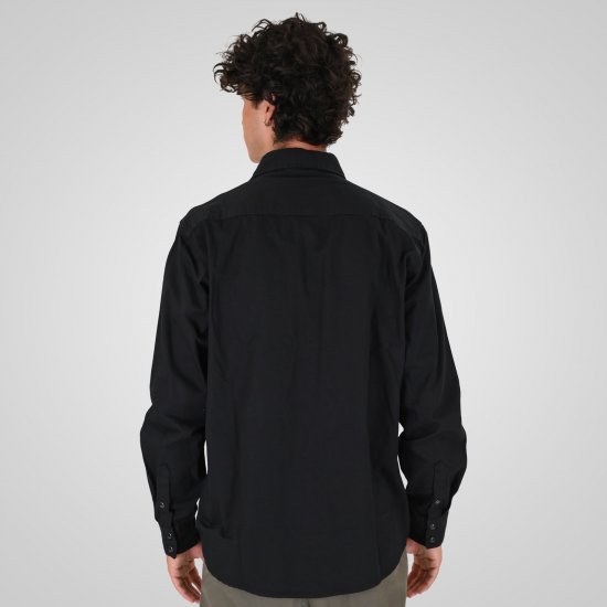 Double Outfitters GS-5126 Camisa com molas Preto - Camisas - Camisas Homem Tamanhos Grandes