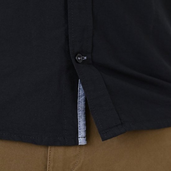Double Outfitters GS-5225 Camisa Oxford Preto - Camisas - Camisas Homem Tamanhos Grandes
