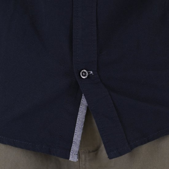 Double Outfitters GS-5225 Camisa Oxford Azul-marinho - Camisas - Camisas Homem Tamanhos Grandes