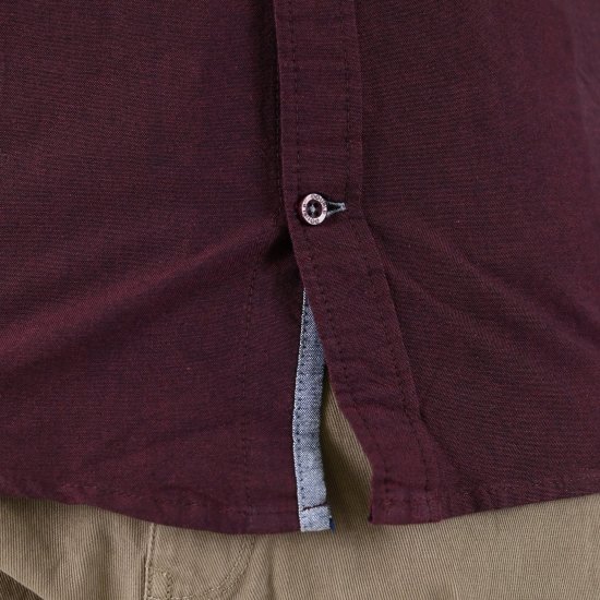 Double Outfitters GS-5225 Camisa Oxford Bordô - Camisas - Camisas Homem Tamanhos Grandes