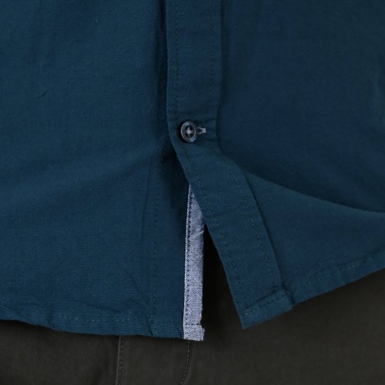 Double Outfitters GS-5225 Camisa Oxford Verde-escuro - Camisas - Camisas Homem Tamanhos Grandes