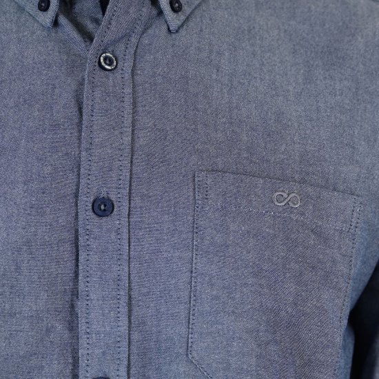 Double Outfitters GS-5225 Camisa Oxford Azul-claro - Camisas - Camisas Homem Tamanhos Grandes