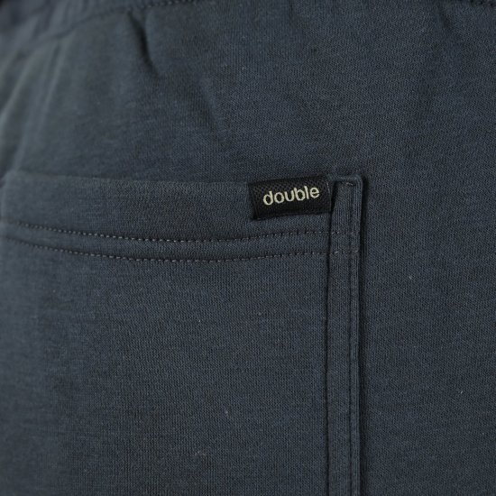 Double Outfitters MPAN-6055 Calças de fato de treino Antracite - Calças & calções de fato de treino - Calças de Fato de Treino Tamanhos Grandes 