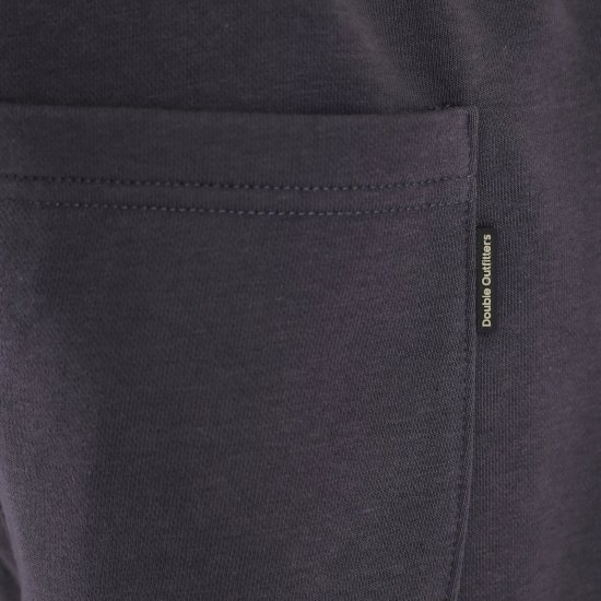 Double Outfitters MPAN-6057 Calças de fato de treino Antracite - Calças & calções de fato de treino - Calças de Fato de Treino Tamanhos Grandes 