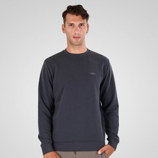 Double Outfitters MTOP-1141 Sweatshirt Antracite - Sweatshirts & hoodies - Sweatshirt & Camisolas com Capuz tamanhos grandes