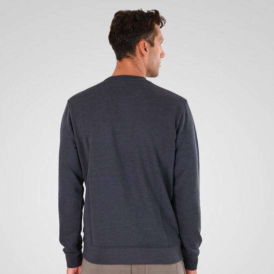 Double Outfitters MTOP-1141 Sweatshirt Antracite - Sweatshirts & hoodies - Sweatshirt & Camisolas com Capuz tamanhos grandes