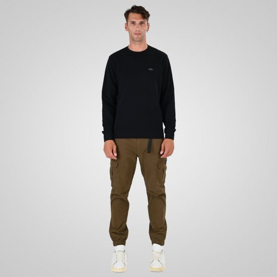 Double Outfitters MTOP-1141 Sweatshirt Preto - Sweatshirts & hoodies - Sweatshirt & Camisolas com Capuz tamanhos grandes