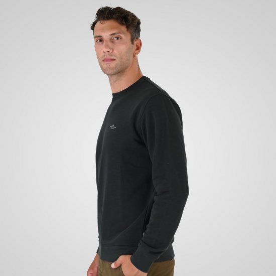 Double Outfitters MTOP-1141 Sweatshirt Verde-escuro - Sweatshirts & hoodies - Sweatshirt & Camisolas com Capuz tamanhos grandes