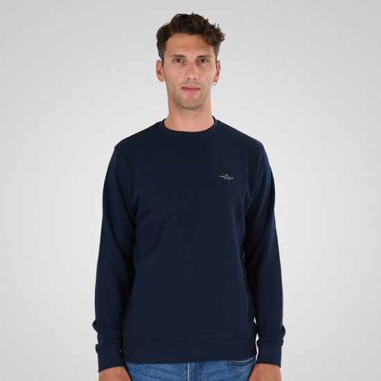 Double Outfitters MTOP-1141 Sweatshirt Azul-marinho - Sweatshirts & hoodies - Sweatshirt & Camisolas com Capuz tamanhos grandes