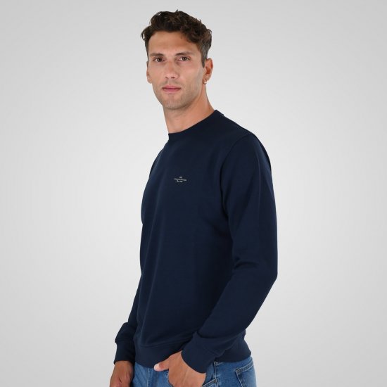 Double Outfitters MTOP-1141 Sweatshirt Azul-marinho - Sweatshirts & hoodies - Sweatshirt & Camisolas com Capuz tamanhos grandes