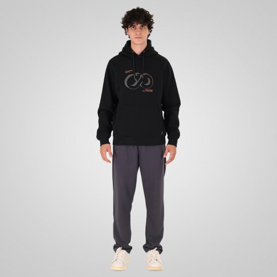 Double Outfitters MTOP-1146 Sweatshirt com capuz Preto - Sweatshirts & hoodies - Sweatshirt & Camisolas com Capuz tamanhos grandes