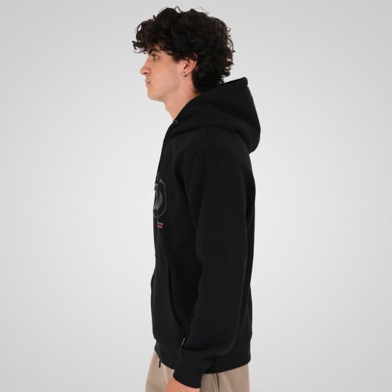 Double Outfitters MTOP-1146 Sweatshirt com capuz Preto - Sweatshirts & hoodies - Sweatshirt & Camisolas com Capuz tamanhos grandes