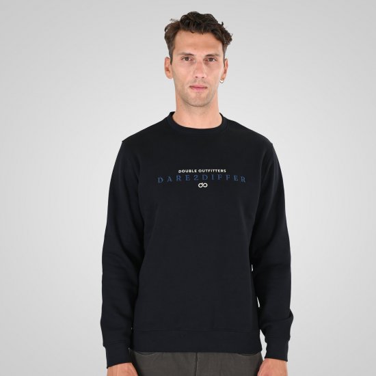 Double Outfitters MTOP-1151 Sweatshirt Preto - Sweatshirts & hoodies - Sweatshirt & Camisolas com Capuz tamanhos grandes