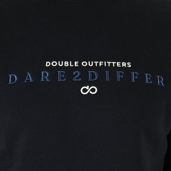 Double Outfitters MTOP-1151 Sweatshirt Preto - Sweatshirts & hoodies - Sweatshirt & Camisolas com Capuz tamanhos grandes