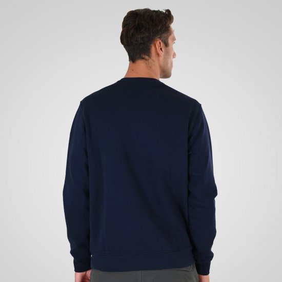 Double Outfitters MTOP-1151 Sweatshirt Azul-marinho - Sweatshirts & hoodies - Sweatshirt & Camisolas com Capuz tamanhos grandes