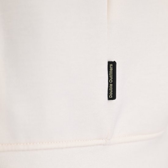 Double Outfitters MTOP-1160 Hoodie com fecho Branco - Sweatshirts & hoodies - Sweatshirt & Camisolas com Capuz tamanhos grandes