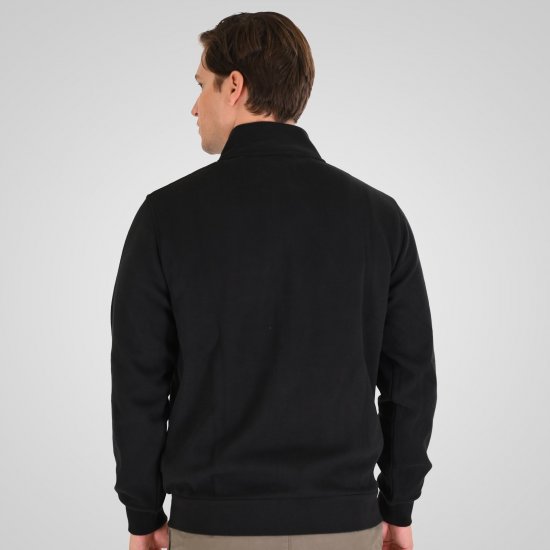 Double Outfitters SEL-1168 Casaco de moletom com fecho Preto - Sweatshirts & hoodies - Sweatshirt & Camisolas com Capuz tamanhos grandes
