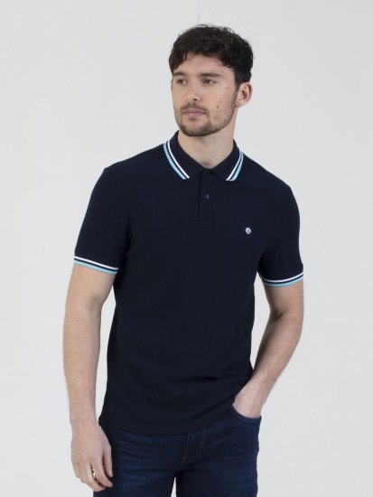 Mish Mash Stockholm Polo Navy - Pólos - Pólos Tamanhos Grandes Homem