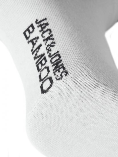 Jack & Jones Basic Meias curtas de bambu Branco pack de 5 - Roupa Interior & natação - Roupa interior Homem Tamanhos Grandes