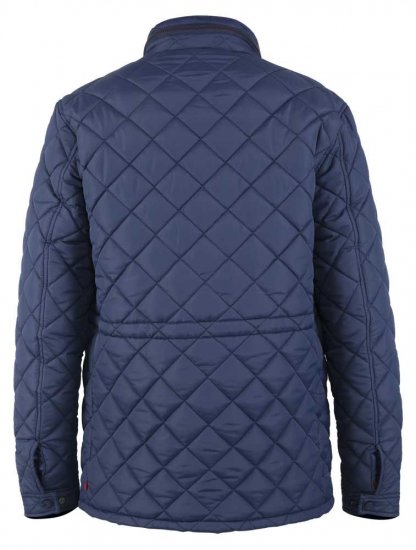 D555 Dalwood Quilted Jacket With Zip Away Hood - Casacos - Casacos Homem Tamanhos Grandes