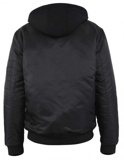D555 Poppleford Bomber Jacket With Detachable Fleece Hood - Casacos - Casacos Homem Tamanhos Grandes