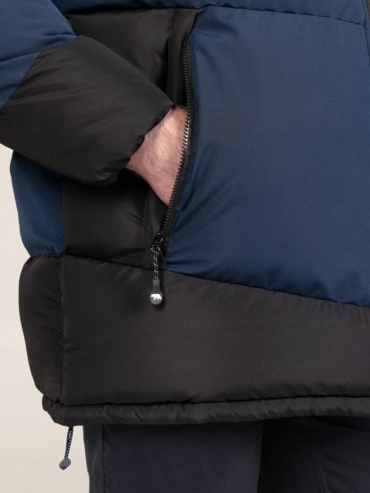 D555 Hank Ripstop Contrast Panelled Padded Hooded Jacket Azul-marinho - Casacos - Casacos Homem Tamanhos Grandes