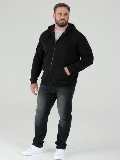 D555 Cantor Hoodie Black - Sweatshirts & hoodies - Sweatshirt & Camisolas com Capuz tamanhos grandes