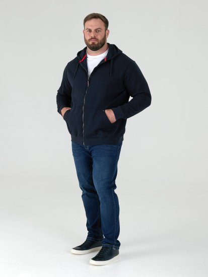D555 Cantor Hoodie Navy - Sweatshirts & hoodies - Sweatshirt & Camisolas com Capuz tamanhos grandes