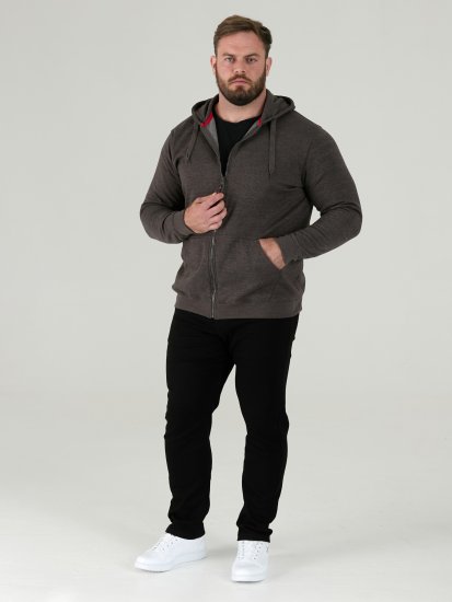 D555 Cantor Hoodie Grey - Sweatshirts & hoodies - Sweatshirt & Camisolas com Capuz tamanhos grandes