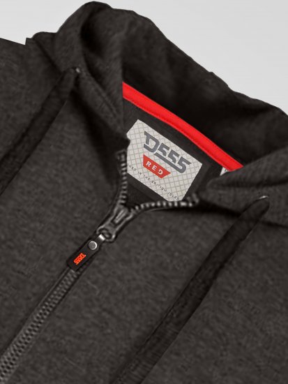 D555 Cantor Hoodie Grey - Sweatshirts & hoodies - Sweatshirt & Camisolas com Capuz tamanhos grandes