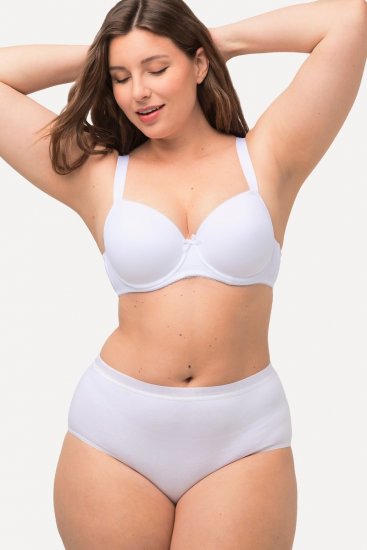 Ulla Popken 309783 Cuecas pack de 3 Branco - Cuecas - 