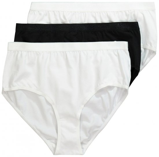 Ulla Popken 309783 Cuecas pack de 3 Branco - Cuecas - 