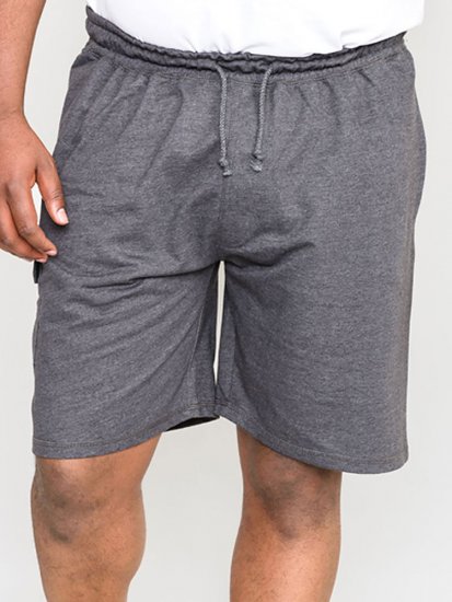 D555 John "Lightweight" Jog shorts Grey - Calças & calções de fato de treino - Calças de Fato de Treino Tamanhos Grandes 