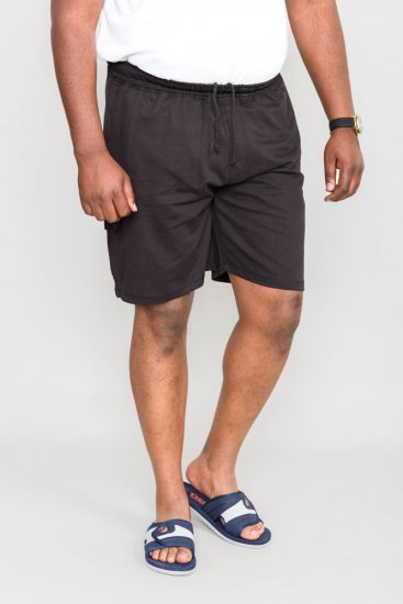 D555 John "Lightweight" Jog shorts Black - Calças & calções de fato de treino - Calças de Fato de Treino Tamanhos Grandes 