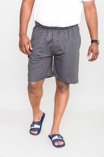 D555 John "Lightweight" Jog shorts Grey - Calças & calções de fato de treino - Calças de Fato de Treino Tamanhos Grandes 