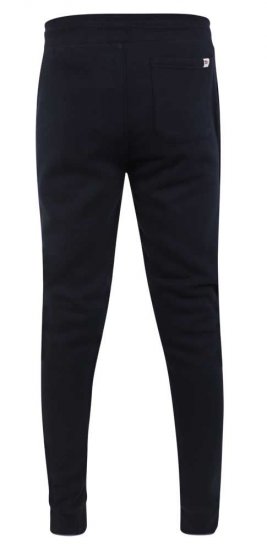D555 Brandon Sweatpants with Tapered leg Navy - Calças & calções de fato de treino - Calças de Fato de Treino Tamanhos Grandes 