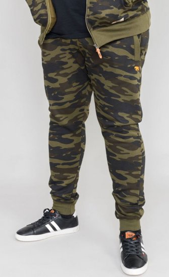 D555 Lambeth AOP Camo Cuffed Sweatpants - Calças & calções de fato de treino - Calças de Fato de Treino Tamanhos Grandes 
