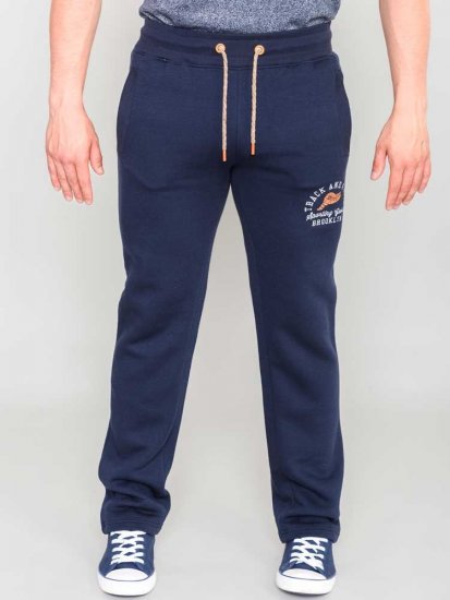 D555 Chilworth Open Hem Jogger Navy - Calças & Calções de Fato de Treino - Calças de Fato de Treino Tamanhos Grandes 