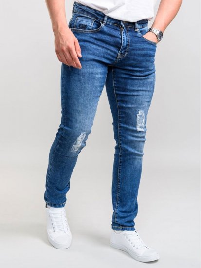 D555 Boxwell Ripped Jeans Stonewash - Jeans & calças - Jeans & Calças Tamanhos Grandes Homem