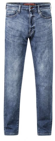 D555 Taurus Fit Stretch Jeans With Sandblasting - Jeans & calças - Jeans & Calças Tamanhos Grandes Homem