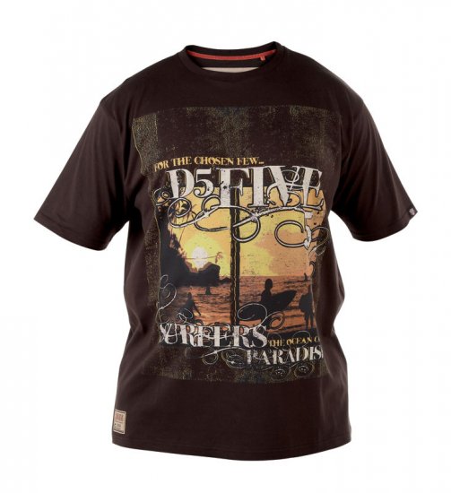 D555 Surfers Paradise T-shirt - T-shirts - T-shirts Homem Tamanhos Grandes