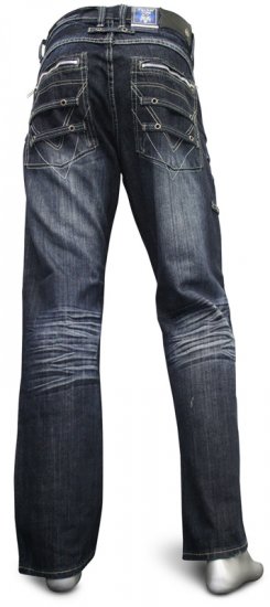 K.O. Jeans 1792 Dark Wash - Jeans & calças - Jeans & Calças Tamanhos Grandes Homem