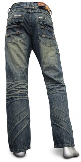 K.O. Jeans 1792 Dirt Wash - Jeans & calças - Jeans & Calças Tamanhos Grandes Homem