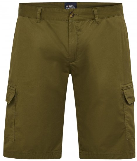 North Latitude 51133 shorts cargo verde militar - Calções - Calções Homem Tamanhos Grandes