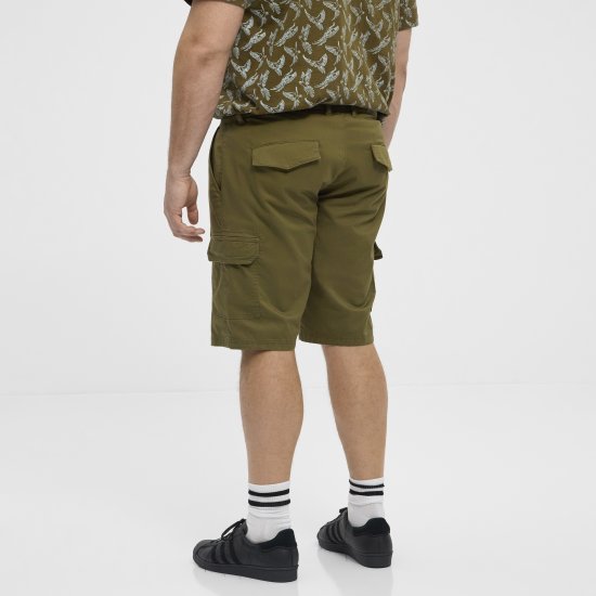 North Latitude 51133 shorts cargo verde militar - Calções - Calções Homem Tamanhos Grandes